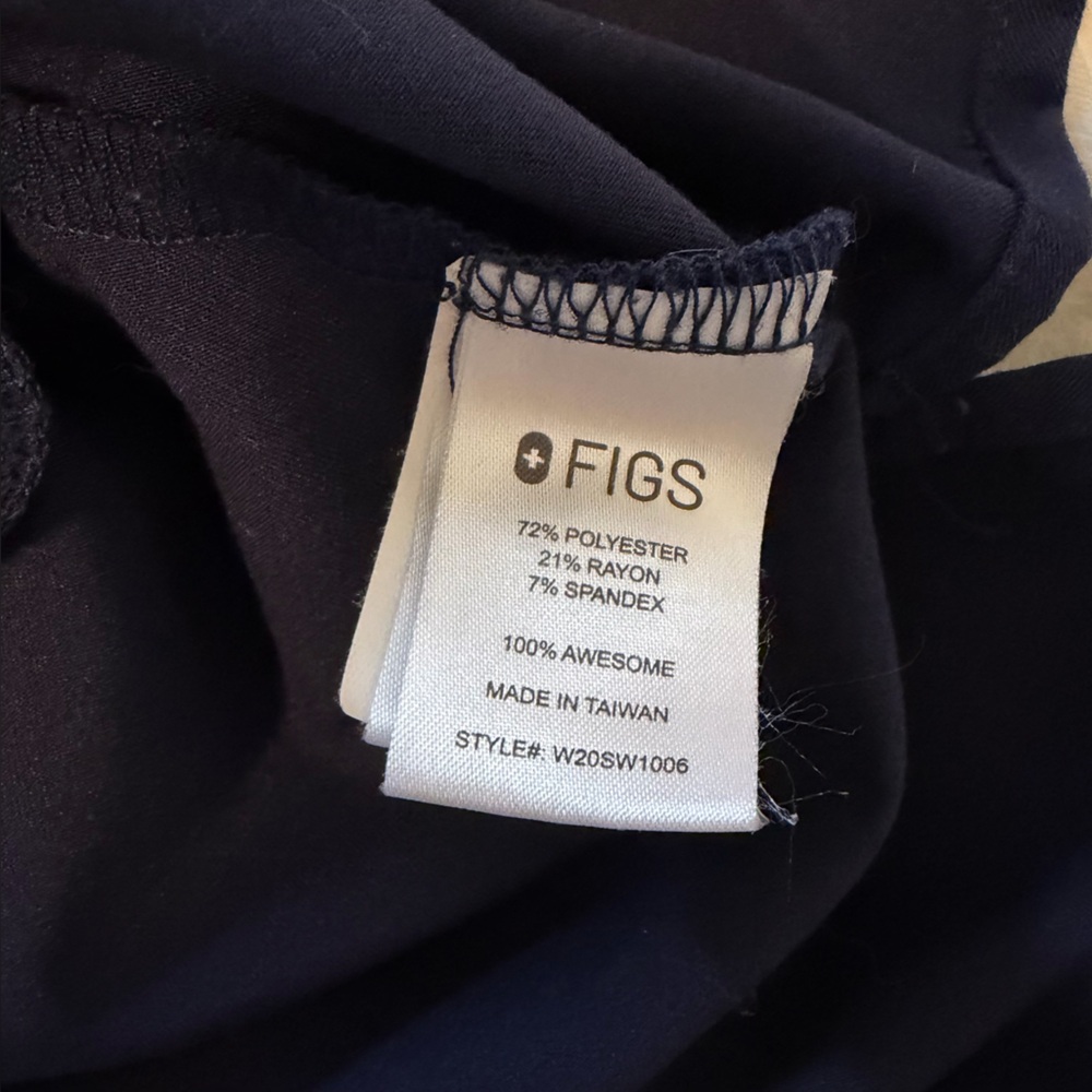 Figs Zaria Scrub Top Navy XXS - Picture 6 of 7